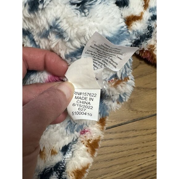 Eddie Bauer 1/4 Zip Fleece Jacket Women Size Medium Aztec Country Preppy Fluffy - Picture 12 of 16